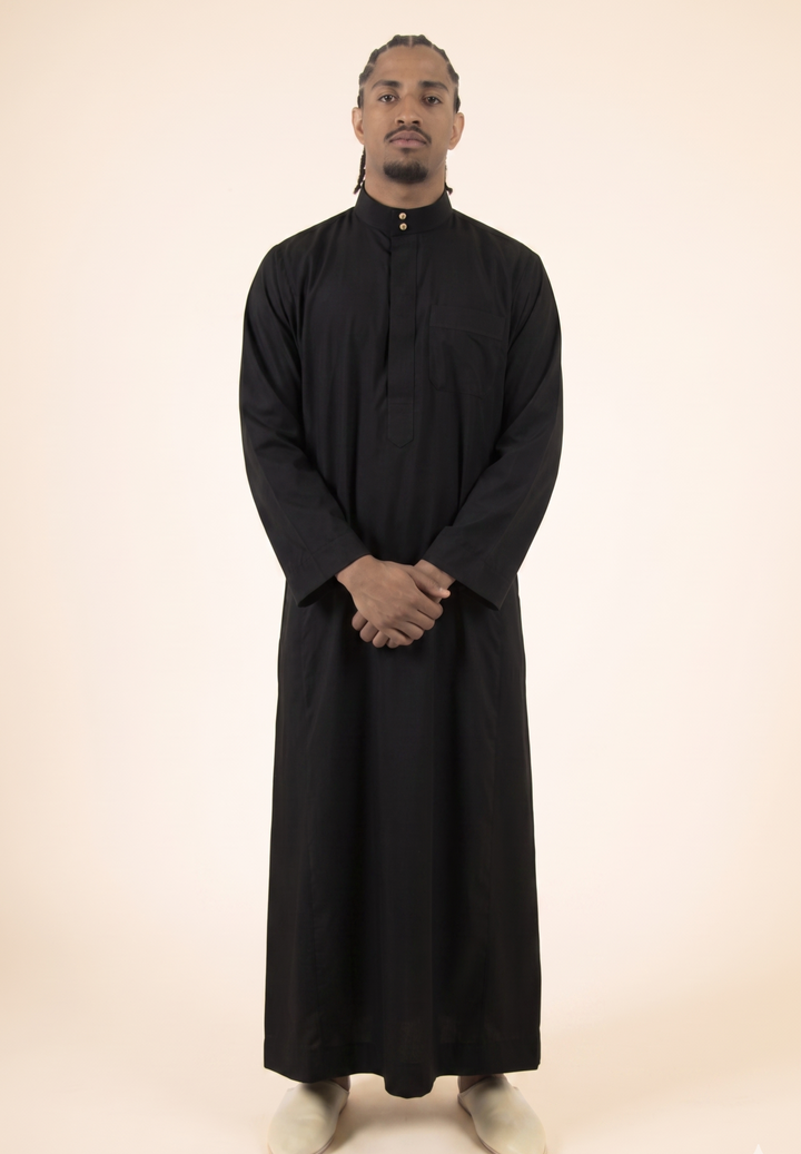 Black Saudi Thobe