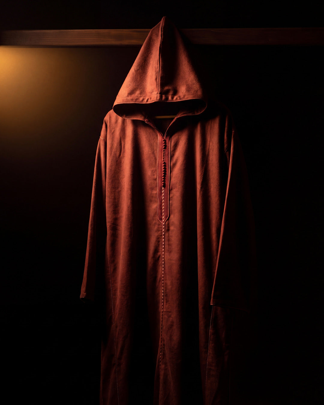 Burgundy moroccan djellaba