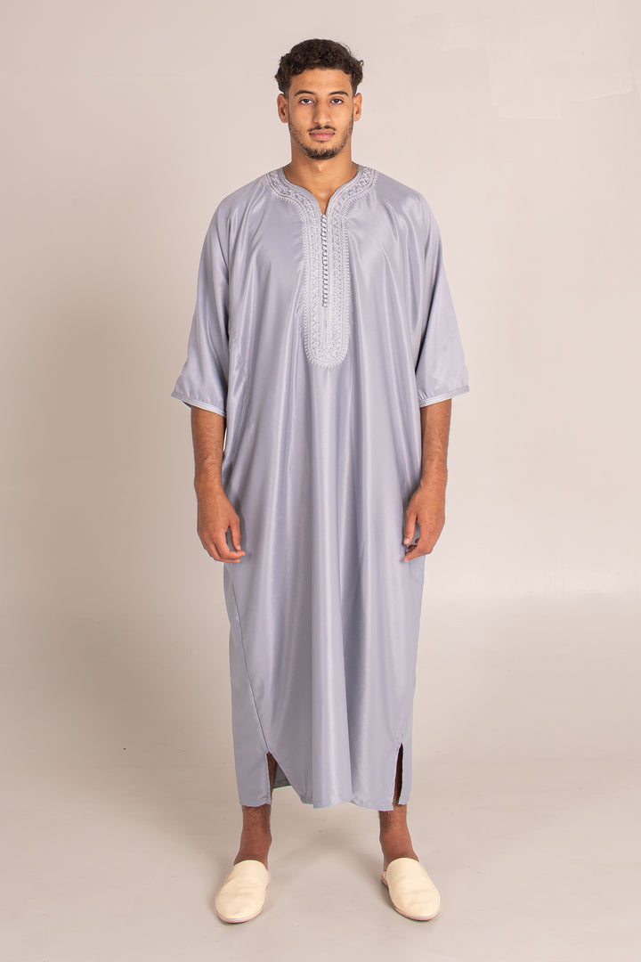 Gandoura homme grise 