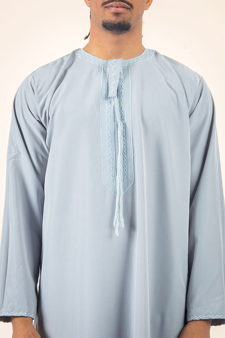 Qamis émirati gris